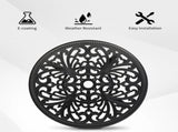 Phoenix Cast Aluminum Round Table, Patio End Table Side Table, Cast Aluminum Cocktail Table, Outdoor 96355568