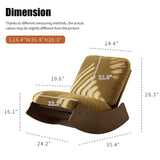 Comfortable Glider Rocking Chair, High-Quality Upholstery Glider Chair, Solid Wood Frame, Perfect W2105P145994