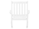 68.5*86*115CM Square Wooden Rocking Chair White 67747455