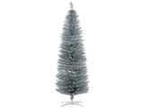 7 foot silver Christmas tree with bracket 78039552