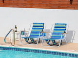 Folding Beach Chair Set of 2 for Adults, 4 Position Portable Backpack Foldable 48302190
