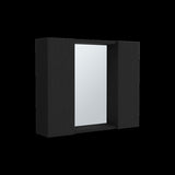 Artemisa Medicine Cabinet, Double Door, Mirror, One External Shelf -Black B20091764