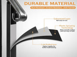 Matte Black Outdoor 4 Level Iron Handrail 88619565
