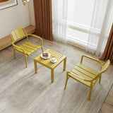 Summer - 2-Piece PP Single-Seater Chairs Coffee Table Set Indoor/Outdoor Multi-Purpose Furniture W3450P323332