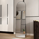 The 4st generation of floor mounted full length mirrors. Aluminum alloy metal frame arched wall W1512P365857