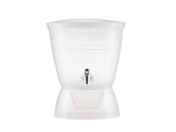 2.64-Gallon Beverage Dispenser with Spigot and Ice Chamber, Plastic Drink Dispenser for Juice, Iced 84228476