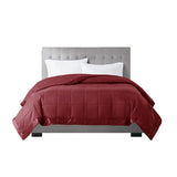 Lightweight Down Alternative Blanket with Satin Trim B03598534