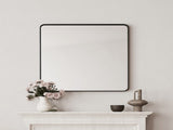 Wall Mirror 36x36 Inch Square Mirror Metal Framed Mirror Square Vanity Mirror Dressing Mirror, for W1435P241579