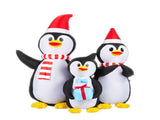 6FT Lighted Christmas Inflatable Decoration, Inflatable Penguin Family, Funny Blow Up Yard 74665323