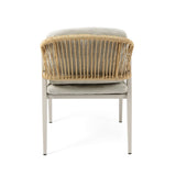 Outdoor Dining Chair Set of 2, Wicker Rattan Woven Patio Chairs, Outdoor Armchair Seating for Patio N768P182296Y