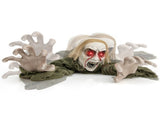 Halloween zombie decorations with sparkling eyes and spooky sounds 33687056