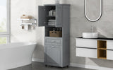 Tall Bathroom Cabinet with Laundry Basket, Large Space Tilt-Out Laundry Hamper and Upper WF323481AAE