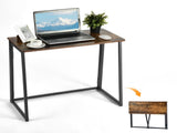 Folding Table, Portable Space-Saving Desk for Home, Apartment, Events, Vintage 01956727