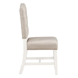 TREXM Retro Style Dining Chair Set with 4 Upholstered Chairs for Dining Room and Living Room WF298830AAD
