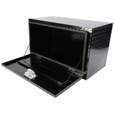 30 Inch Aluminum Stripes Plated Tool Box Pick Up Truck Bed RV Trailer Toolbox Waterproof Square 76844795