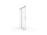 56" - 60" W x 76" H Frameless Shower Door Soft-closing Single Sliding, 1/4" Tempered Glass W1573P198748