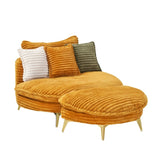 65.00 inches long, Corduroy Sofa Fabric, with three matching pillows and two spacious and W1658P212860