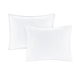 3 Piece Reversible Quilt Set White King/Cal King B035128992