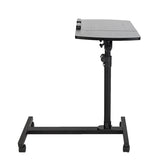 ZNTS Four-Wheel Multifunctional Flat Surface Lifting Computer Desk Black 12535669