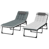 Set of two sun loungers 71909975
