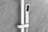 Wall mounted waterfall shower system with hand shower, sliding bar W2287P294324