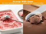 Rechargeable Heated Ice Scoop 45s Fast Heating Up to 158&degF, 2000mAh Cordless Self Heating Ice 03459513