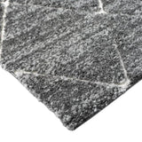 Talas Trellis Area Rug in Grey and Cream B03597989