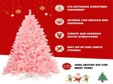 6ft Pink Christmas Tree - 1036 Flourishing Branch Tips for Dreamy Festive Ambiance 68375270