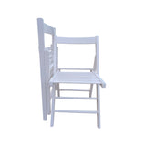 FOLDING CHAIR-2/S, FOLDABLE STYLE -WHITE W49553508