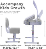 Desk for Kids Desk and Chair Set Kids Art Desk Drafting Table Desk Set with Adjustable Height, 80132099