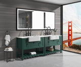 88 x8 Inch LED Bathroom Mirror with Aluminum Frame, Wall Mounted Vanity Mirror, Anti-Fog, Memory, W2287P279044