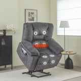 Power Lift Recliner Chair Sofa for Elderly with Massage W1403P177439