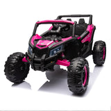 ZNTS 12V Ride On Car with Remote Control,UTV ride on for kid,3-Point Safety Harness, Music Player W1396P146845