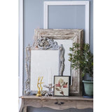 ZNTS 30x2x39" Rectangle Wall Accent Mirror with Distressed Wood Frame W2078P154685