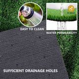 5ft x 10ft Premium Artificial Turf Mat with Drainage Holes. Thick Fake Grass with Rubber Backing, W3280P296544