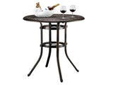 32*32*41" Outdoor Cast Aluminum Round Dining Table 79229249