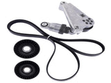 6Pcs Drive Belt Kit W/ Tensioner & Idler Pulleys For 2012-2018 Jeep Wrangler JK 3.6L 04627038AA 27502651