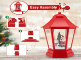 64" Christmas Streetlamp Decor Santa/Snowman/Tree Scene, 60 Warm White LEDs, 8 Tunes, 2 Modes 40533839