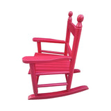 ZNTS Children's rocking rose red chair- Indoor or Outdoor -Suitable for kids-Durable 01417255