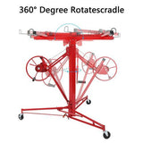 ZNTS 11FT Drywall Lifter Panel Hoist Jack Rolling Caster Construction Lockable 150lbs 15715007