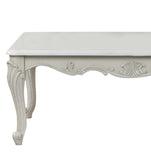 Tuscan Traditional Style Coffee Table made with wood in Silver B009138507