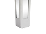 106*38*76cm Modern Mirror Two-Pump Computer Table Silver 76819438