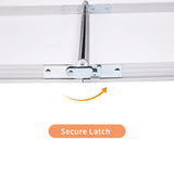 180 x 60 x 70cm Aluminum Alloy Folding Table White 32519857