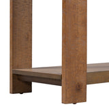 U_STYLE Distinctive Features of a Minimalist Console Table with Bottom Shelf and Four Legs, Suitable N711P173084D
