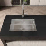 Kitchen Sink 27" x 19" Multifunctional Undermount Workstation Kitchen Sink S304 Stainless Steel T3177P286043
