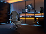 Ergonomic Gaming Chair, Video Game Chair with Pocket Spring Cushion and Footrest, Height Adjustable 41674895
