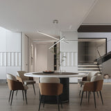 Pendant Lighting Fixture in Silver Integrated LED W1340119966