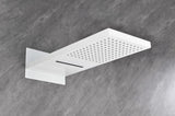 Wall mounted waterfall shower system with hand shower, sliding bar W2287P294324