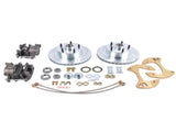 Deluxe Disc Brake Conversion Kit Drilled/Slotted Fits for Chevy Biscayne Bel Air Impala Nomad Del 04487761