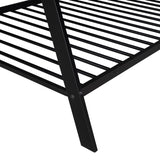 House Bed Tent Bed Frame Twin Size Metal Floor Play House Bed with Slat for Kids Girls Boys , No Box WF286773AAB